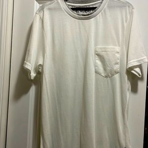 White, medium sized shirt, never worn before, brand new